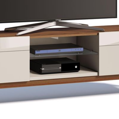 Rack Classic I 2 GV Off White com Freijó Touch 180 cm