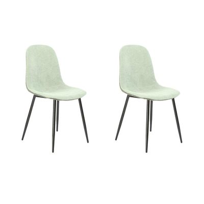 Conjunto com 2 Cadeiras Sindy Verde