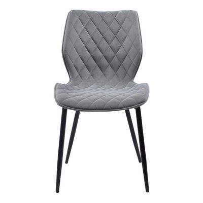 Conjunto com 2 Cadeiras Palmer Cinza