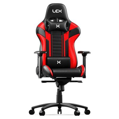 Cadeira Gamer Olympians Poseidon Preta e Vermelha