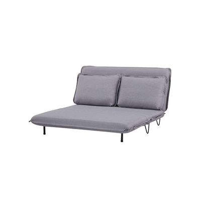 Sofá-Cama 2 Lugares Casal Bergamo Cinza Claro