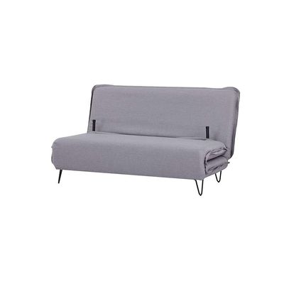 Sofá-Cama 2 Lugares Casal Bergamo Cinza Claro