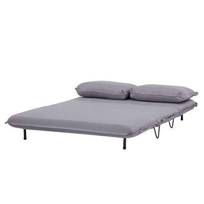 Sofá-Cama 2 Lugares Casal Bergamo Cinza Claro