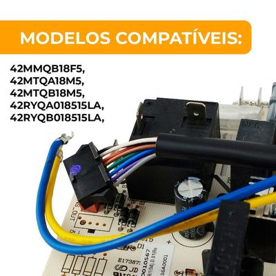 Placa Eletrônica Midea Estilo Split Hi-wall 18.000btu/h único