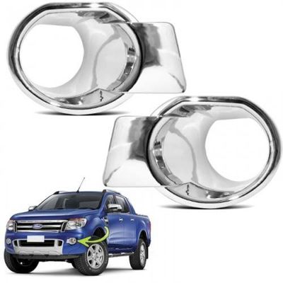 Kit Aplique Cromado Maçanetas Retrovisor Milha Ranger 2013