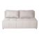 Sofá Modular 2 e 3 Lugares com Puff Soho Linho Cru