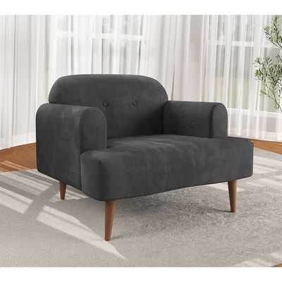 Poltrona Kiev Velosuede Grafite