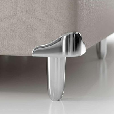 Cama Box Queen Royale com Colchão Queen Molas Ensacadas Bege e Branca
