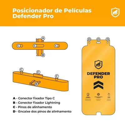 Película para iPhone 7 Plus / 8 Plus - Defender Pro Privacidade - Preta - Gshield