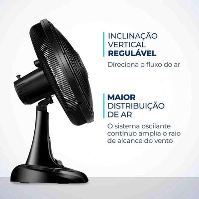 Ventilador Mondial De Mesa 40cm 6pas 220v Silencio