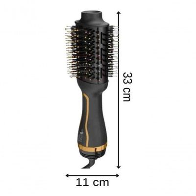 Escova Modeladora Multilaser Seca Alisa 1200w Oval Gold 110v