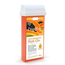 Depilflax - Refil Cera Roll On Mamão 100g