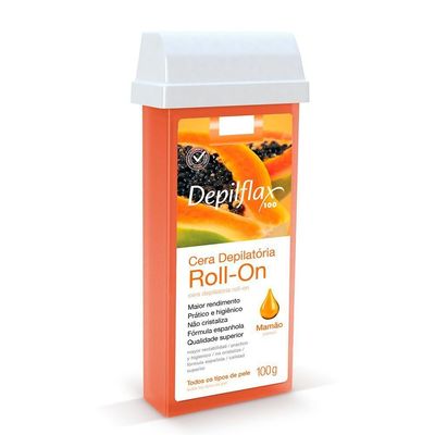 Depilflax - Refil Cera Roll On Mamão 100g