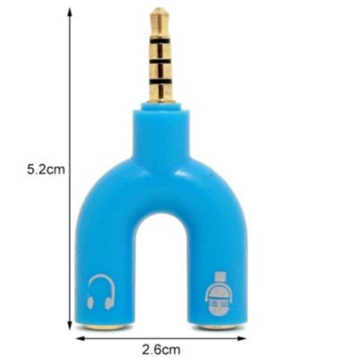 Adaptador Splitter Headset Fone Microfone P2/P3