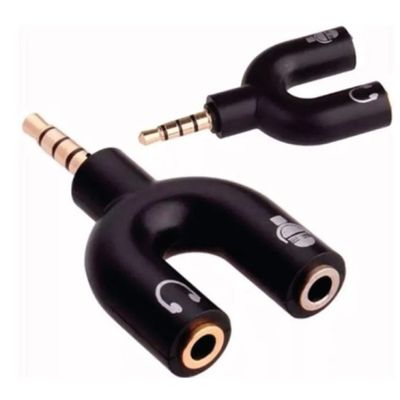 Adaptador Splitter Headset Fone Microfone P2/P3