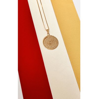 Colar de Pai Nosso médio semijoia