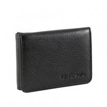 CARTEIRA COURO MASCULINA FASOLO "L" SLIM COMPACTA H010 PRETA