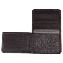 CARTEIRA COURO MASCULINA FASOLO "L" SLIM COMPACTA H010 PRETA