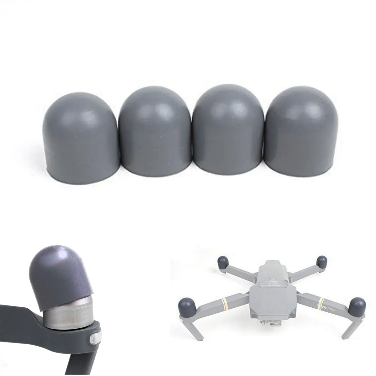Capa Protetora Silicone para Drone Mavic Pro 4pc
