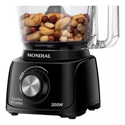 Mini Processador Turbo Pratic Mp16b 300w Preto Mondial 110V