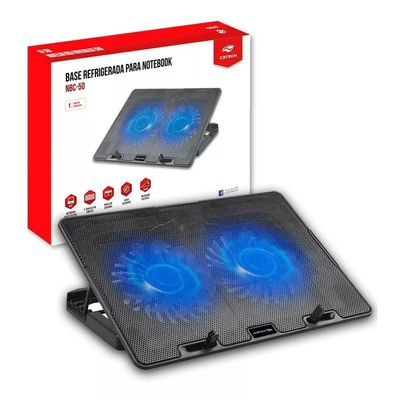 Base Suporte Notebook Regulável Refrigerada 15,6 Nbc-50bk C3