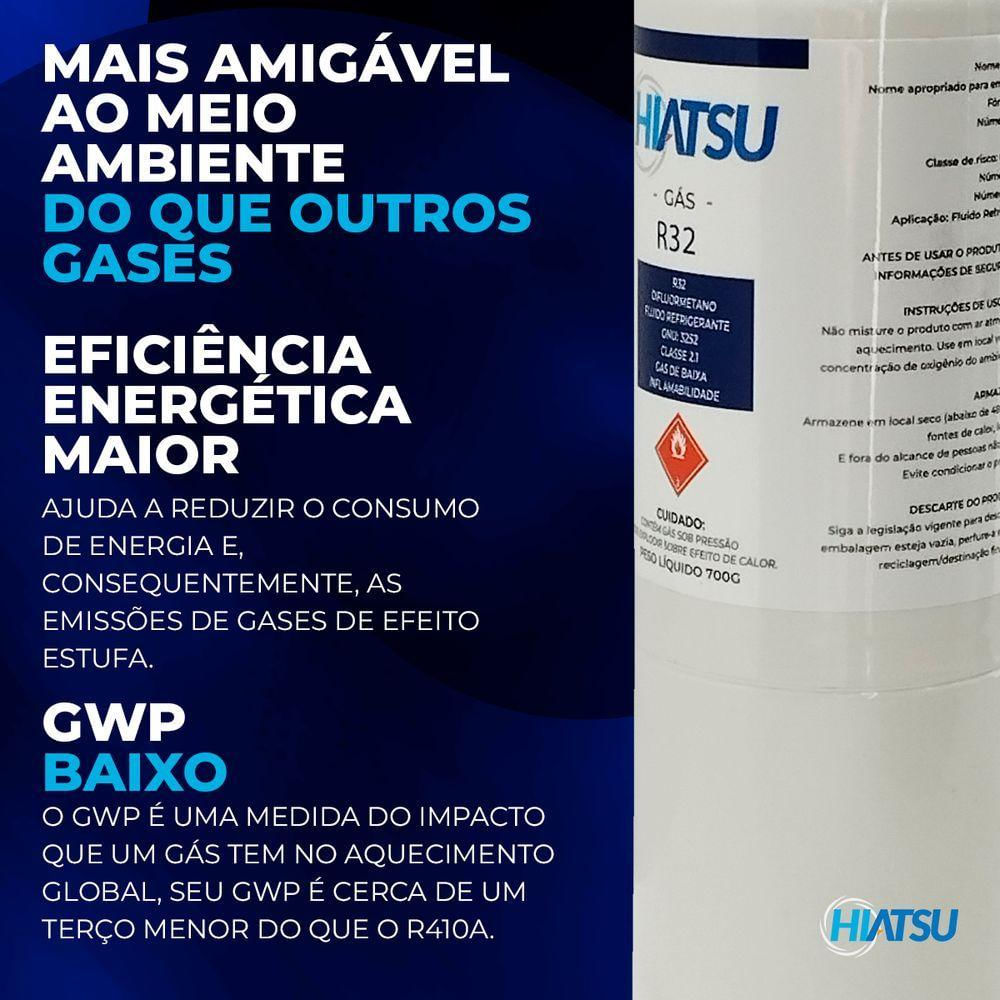 Gás Refrigerante R32 Latinha 700g - Hiatsu único