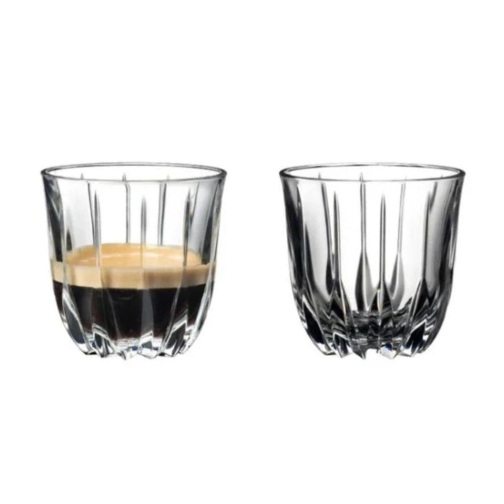 Kit 2 Copos De Café 90ml Material Cristal Riedel Restaurante