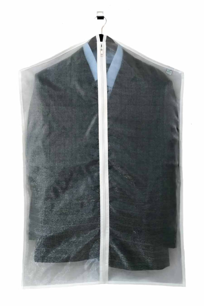 Capa Protetora ParaTerno Tnt e Organza 95x60cm Branca