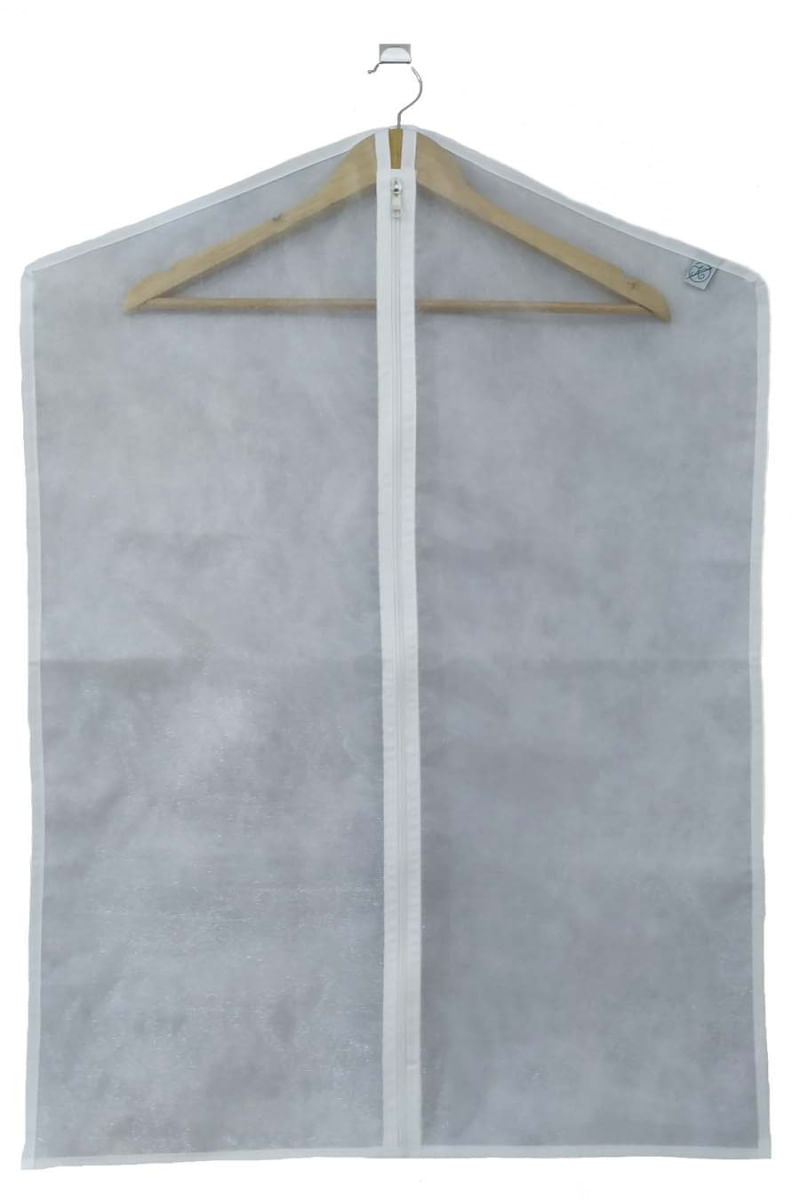 Capa Protetora ParaTerno Tnt e Organza 95x60cm Branca