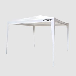 Tenda Gazebo 3,0xx3,0x2,45m Aço E Polietileno - Branco - ES362 Menor preço em Tenda Gazebo 3,0xx3,0x2,45m Aço E Polietileno - Branco - ES362