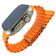 Relógio Digital Smartwatch Watch 8 Ultra 49mm Pulseira Oceano Laranja