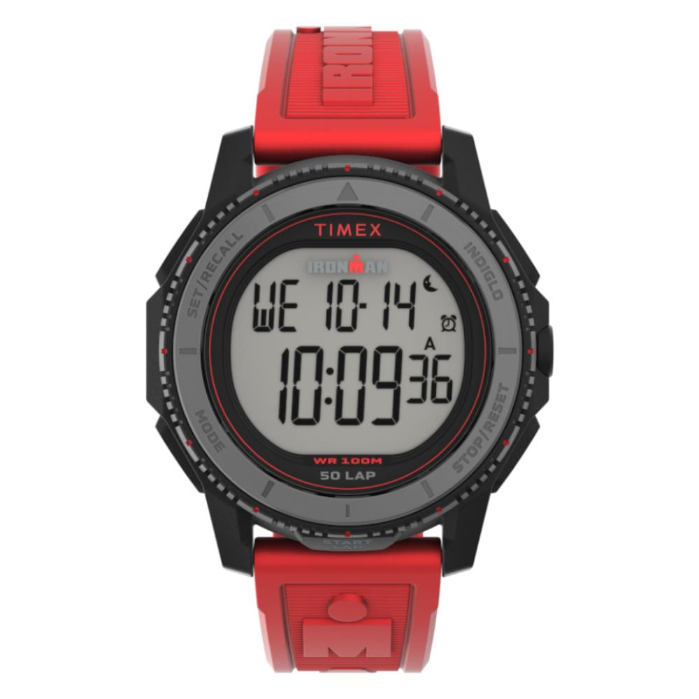 Relógio Timex Masculino Ref:Tw5m57900 Ironman Digital Black/Red