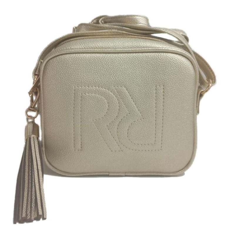 Mini Bolsa Rafitthy 2824310a Feminino - Ouro claro