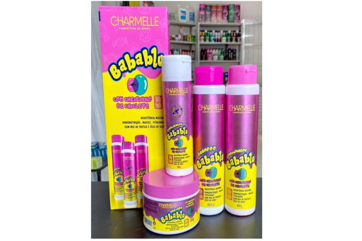 Kit Hidratação Babablu 4 itens Descubra o Poder do Tutti Frutti Cabelos Hidratados e Macios