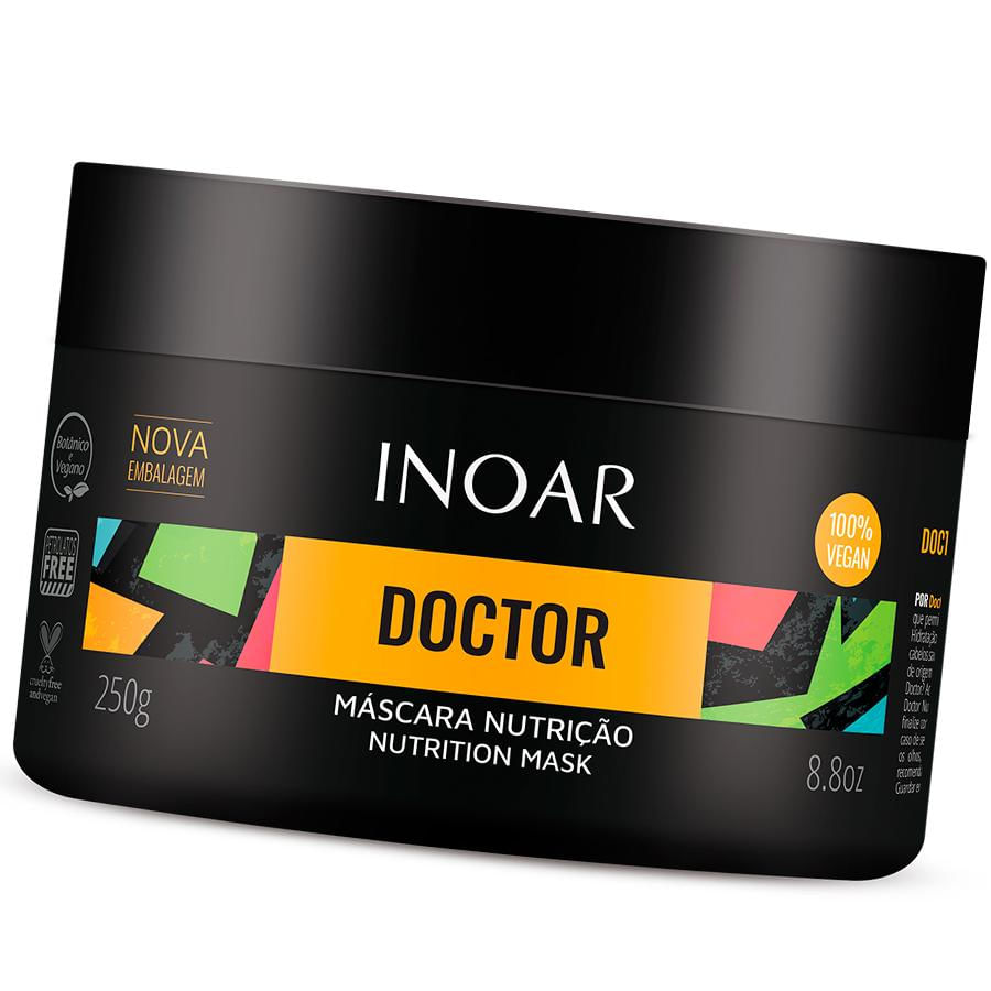 Kit Máscara Inoar Doctor Reconstrução 250g + Nutrição 250g