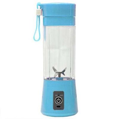 Mini Liquidificador Portatil Recarregável Vitamina Shake Usb 6 Lâminas 380ml