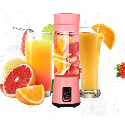 Kit 2 Mini Liquidificador Portátil Juicer Cup 6 Lâminas Usb