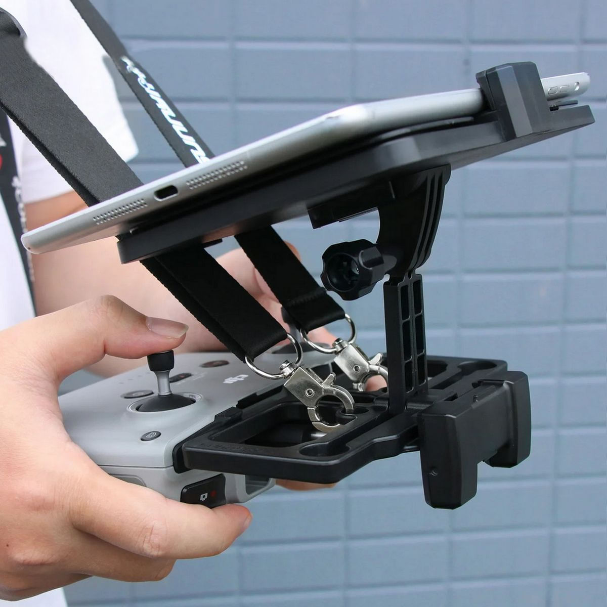 Suporte Celular + Alça de Pescoço pra Controles Drones DJI e FIMI