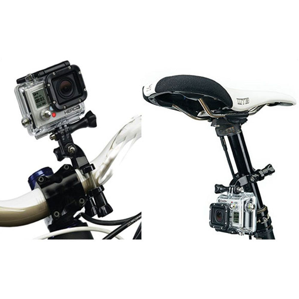 Suporte Guidão e Cilindro de Bike para Câmeras GoPro e Similares