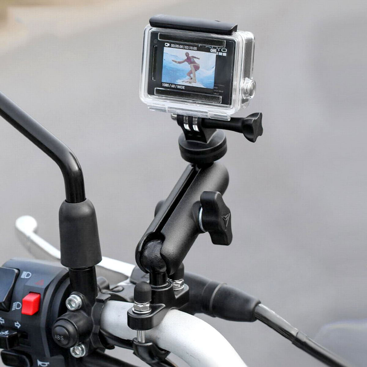 Suporte Guidão de Motos para Câmeras GoPro e Similares