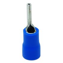 Terminal Compressão Reto 1.5 Mm A 2.5 Mm Macho Simples C/ Capa Plastica Azul