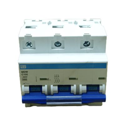 Disjuntor Weg Tripolar 100 Amperes Mdw-C100-3 Curva C