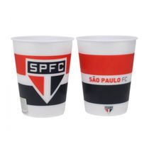 Jogo com 2 Copos De Plástico 3D São Paulo 400ml