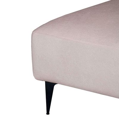 Puff Unne Bouclê Bege 85cm