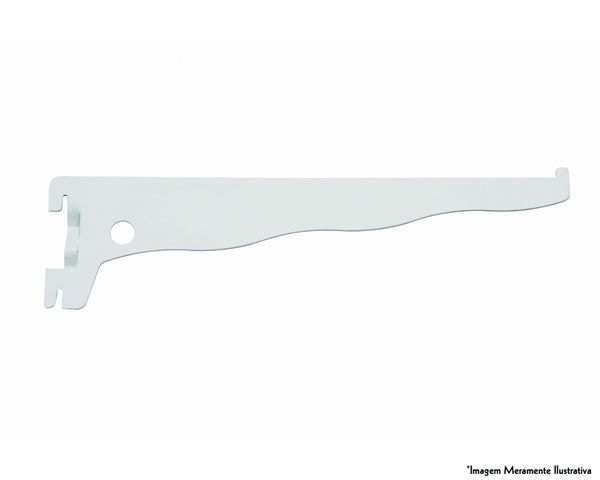 Suporte Trilho Branco 25Cm 8511025