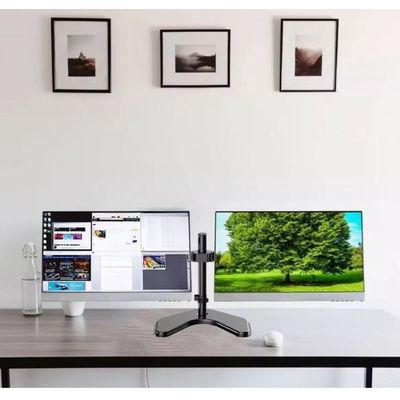 Suporte Articulado Para 2 Monitores 10 a 27 Polegadas Uso em Mesa Bmg-31