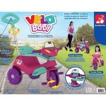 Velobaby Passeio E Pedal 357 Bandeirante Rosa
