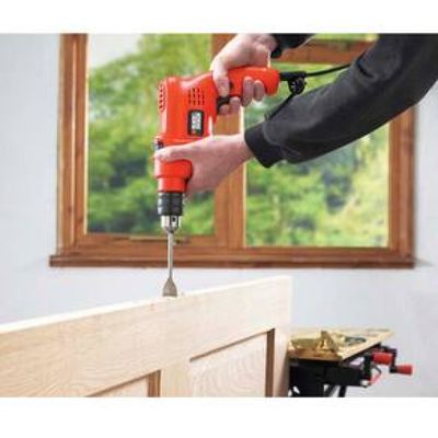 Furadeira de Impacto 3/8” Black + Decker TM500 - 560W Laranja / 110