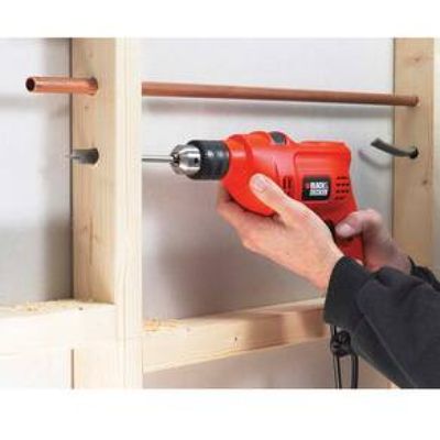 Furadeira de Impacto 3/8” Black + Decker TM500 - 560W Laranja / 110