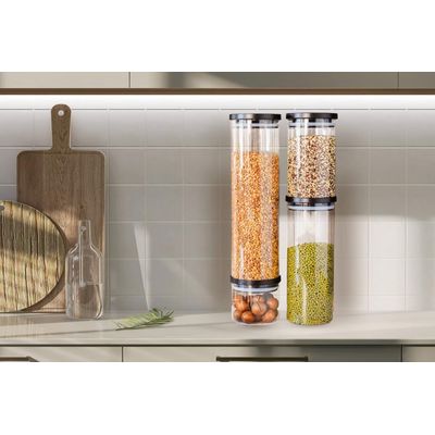 Pote de Vidro Organizador 1,5L